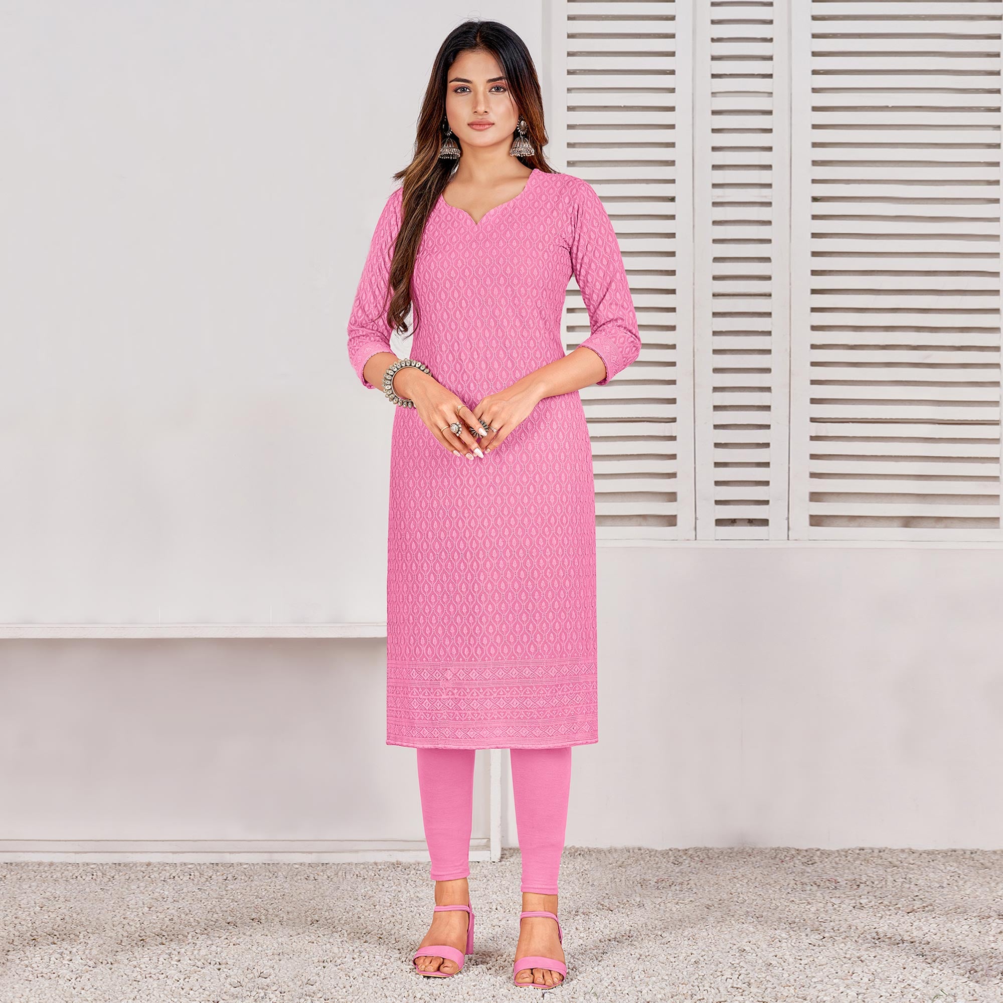 Which Colour Leggings Match With Pink Kurtis | International Society of  Precision Agriculture